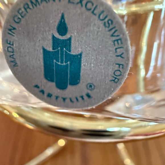 Party-lite Vintage 24% crystal diamond shape candle holder - Picture 2 of 7